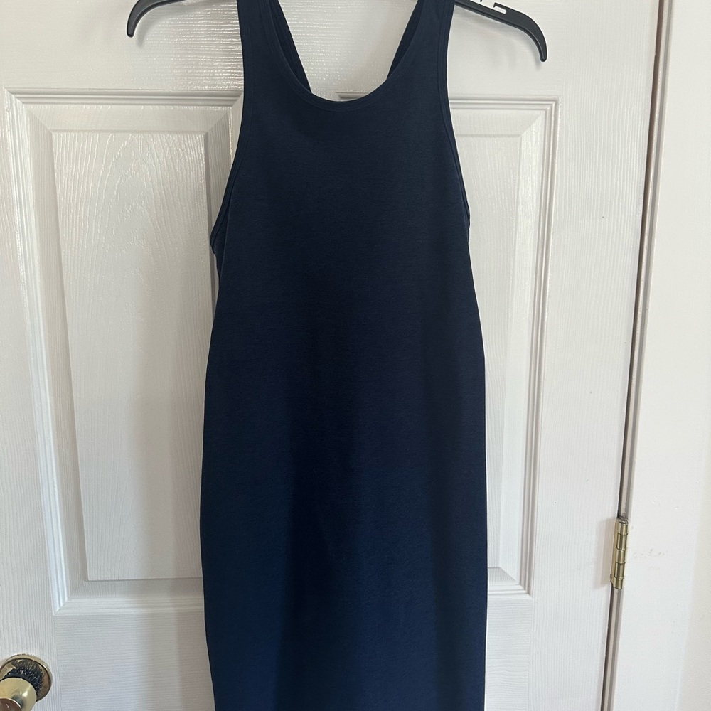 Beyond Yoga Navy Backless Dress